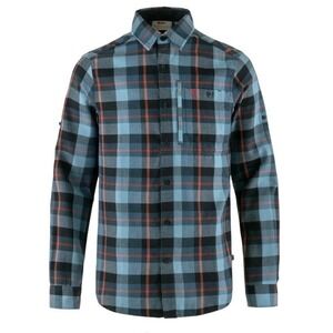 Fjallraven Men's Fjallglim Long Sleeve Shirt. Size Small. Blue.  Flannel. Hiking